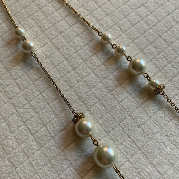 J.Crew faux pearl long necklace - Picture 4 of 12